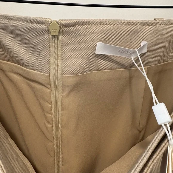 Boss Tan A-line Knee-length Skirt for Work